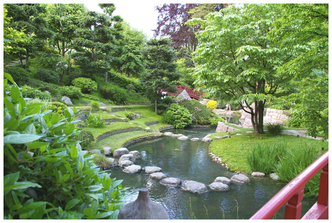 Vert taie d'oreiller Feng Shui Asiatique Jardin farbfest 