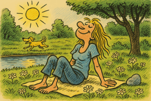 Illustration Feng Shui – Nature et lumière du soleil